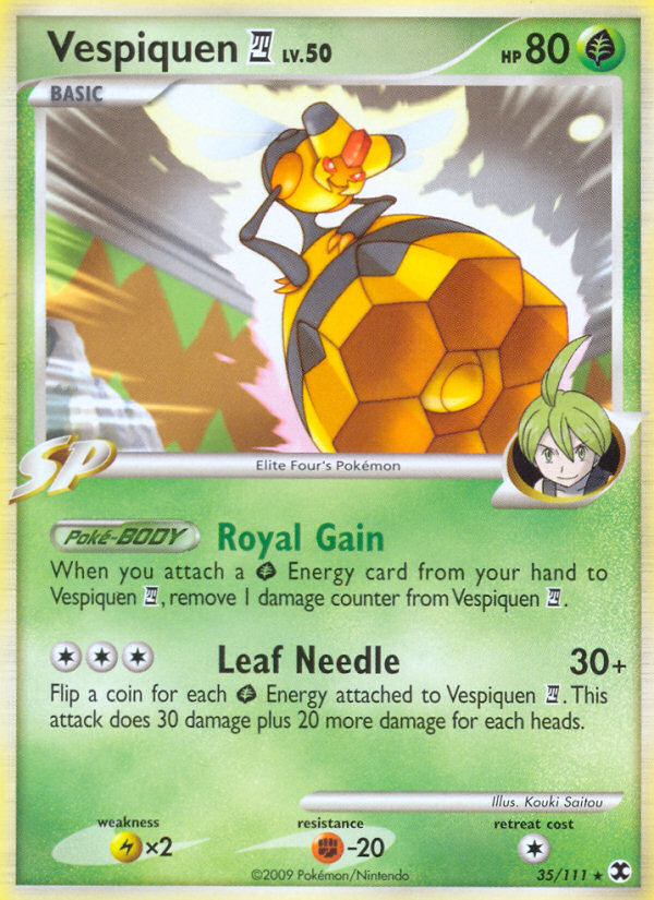 Vespiquen E4 35/111 Rare | Rising Rivals | Pokemon Card