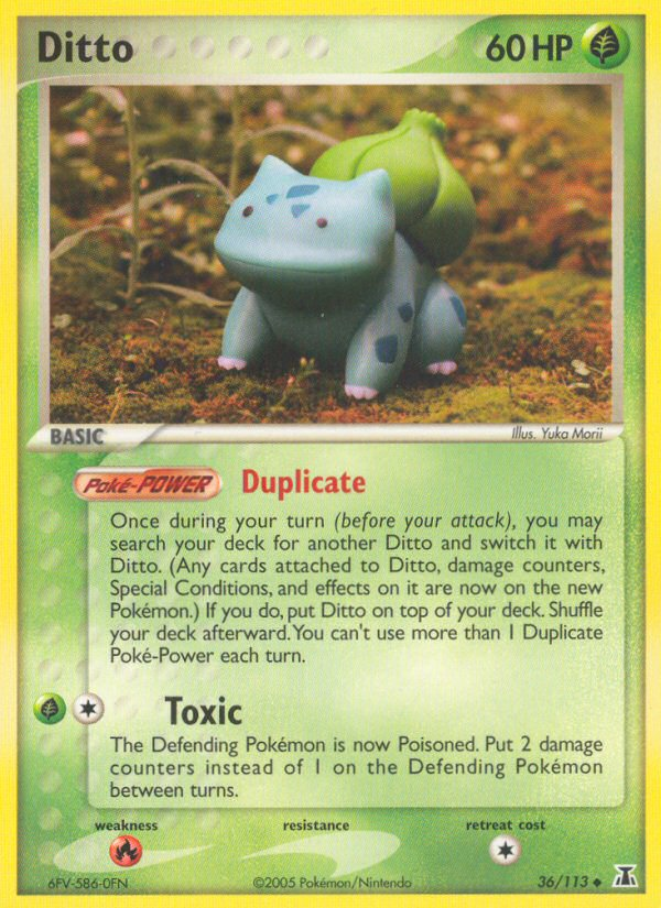 Ditto 36/113 Uncommon | Delta Species | Pokemon Card