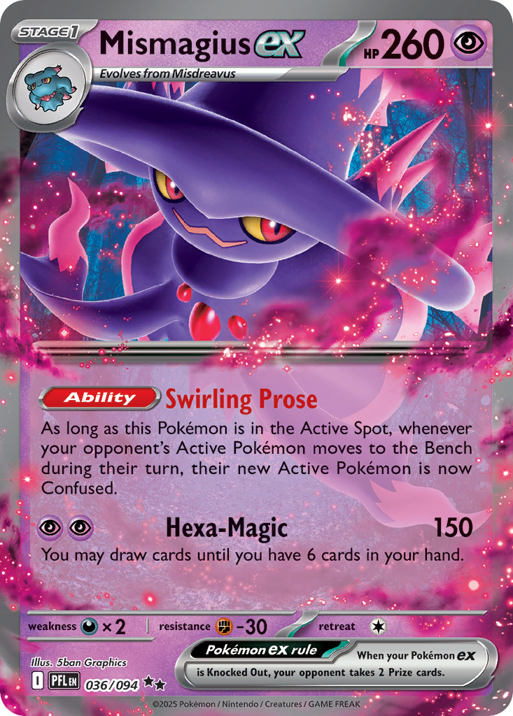 Mismagius ex 36/94 Double Rare | Phantasmal Flames | Pokemon Card Brickheads Collectables Mismagius ex 36/94 Double Rare | Phantasmal Flames | Pokemon Card Brickheads Collectables