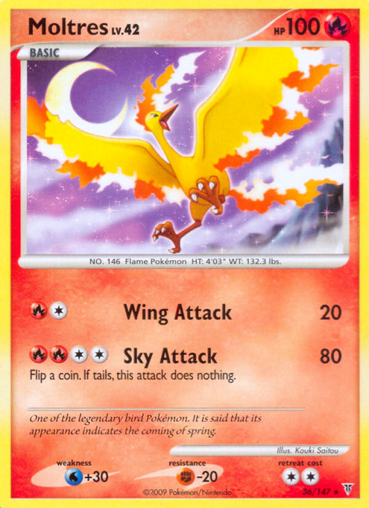 Moltres 36/147 Rare | Supreme Victors | Pokemon Card