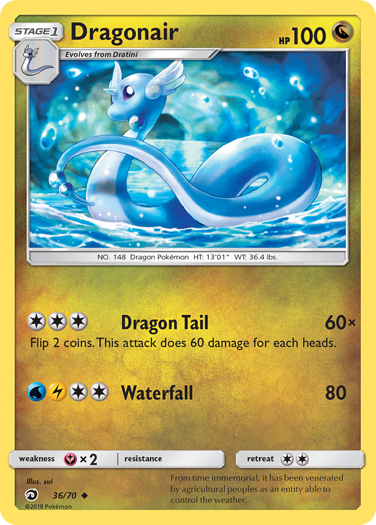 Dragonair 36/70 Uncommon | Dragon Majesty | Pokemon Card