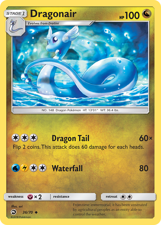 Dragonair 36/70 Uncommon | Dragon Majesty | Pokemon Card
