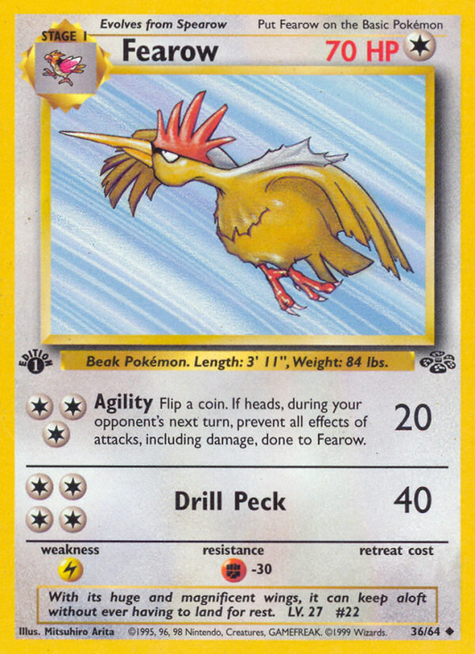 Fearow 36/64 Uncommon | Jungle | Pokemon Card