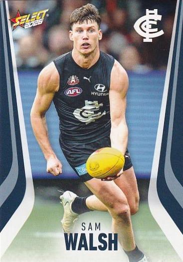 Sam Walsh #37 Carlton Blues | 2026 Select AFL Footy Stars | Trading Card