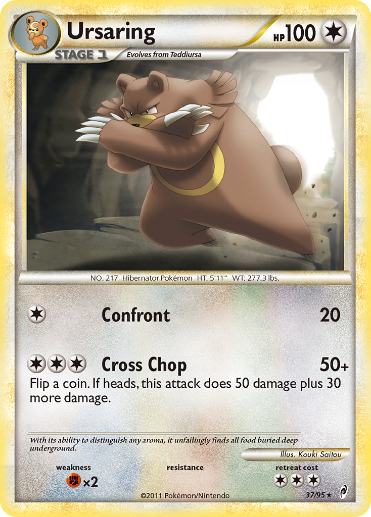 Ursaring 37/95 Rare | Call of Legends | Pokemon Card