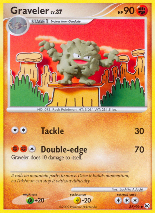 Graveler 37/99 Uncommon | Arceus | Pokemon Card
