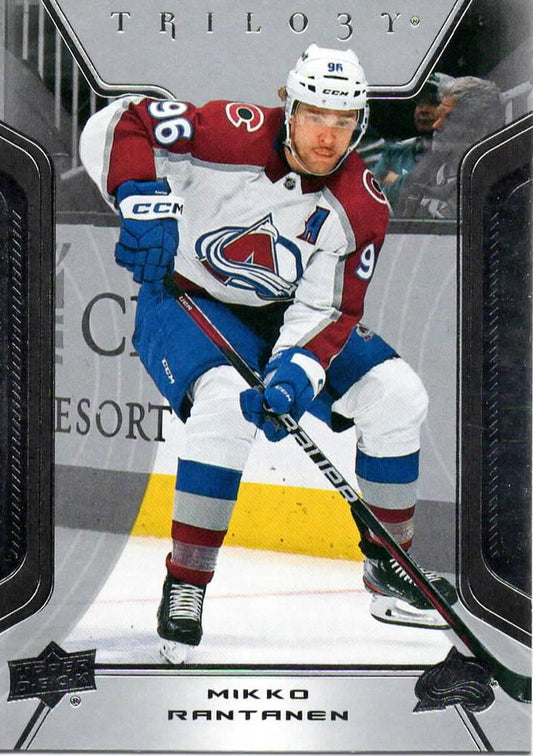 Mikko Rantanen #38 Colorado Avalanche | 2023-24 Upper Deck Trilogy | NHL Trading Card