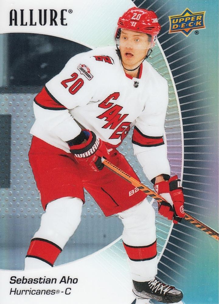 Sebastian Aho #38 Carolina Hurricanes | 2023-24 Upper Deck Allure | NHL Trading Card