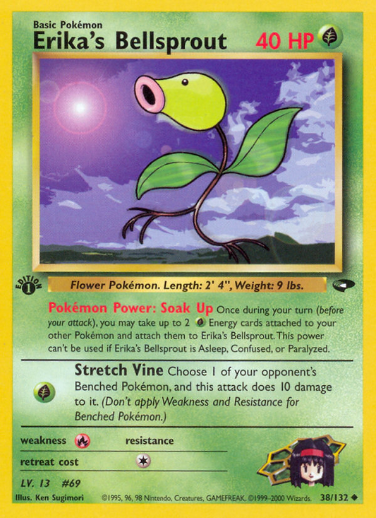 Erika's Bellsprout 38/132 Uncommon | Gym Challenge | Pokemon Card