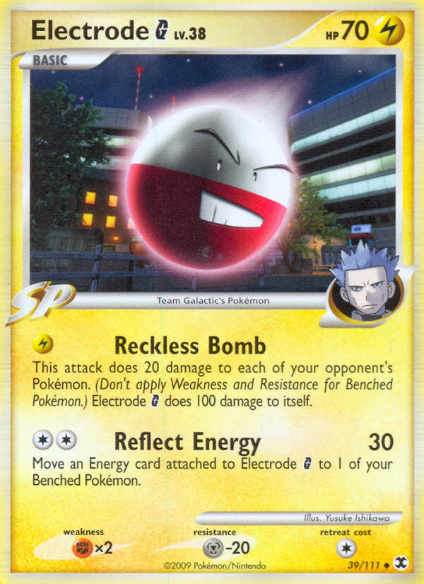 Electrode G 39/111 Uncommon | Rising Rivals | Pokemon Card