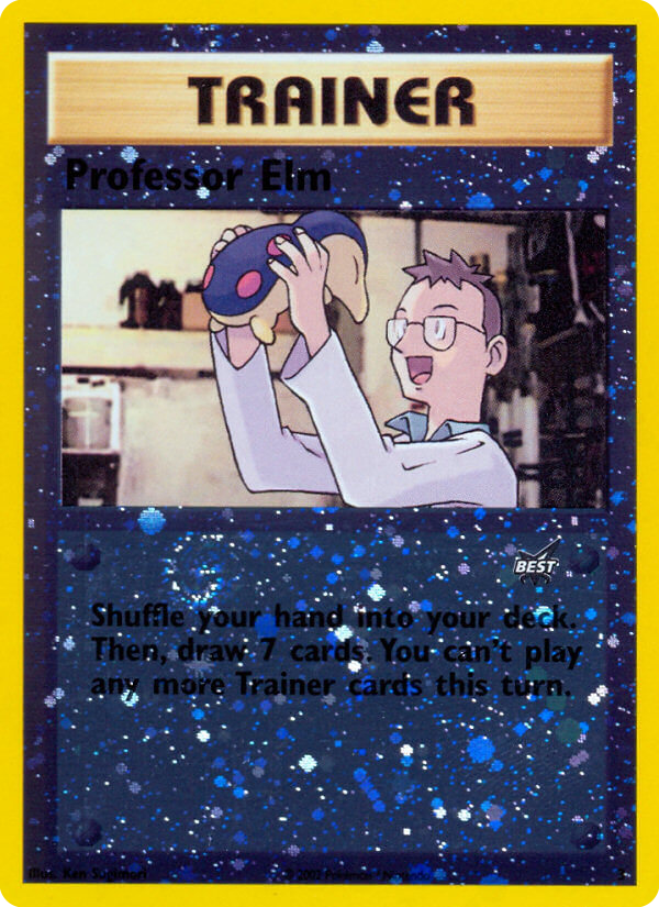 Professor Elm #3 Promo | Best of Game | Pokemon Card