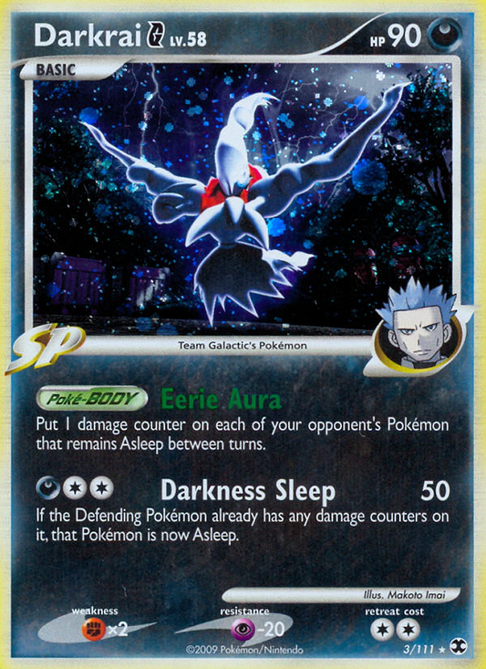 Darkrai G 3/111 Rare Holo | Rising Rivals | Pokemon Card