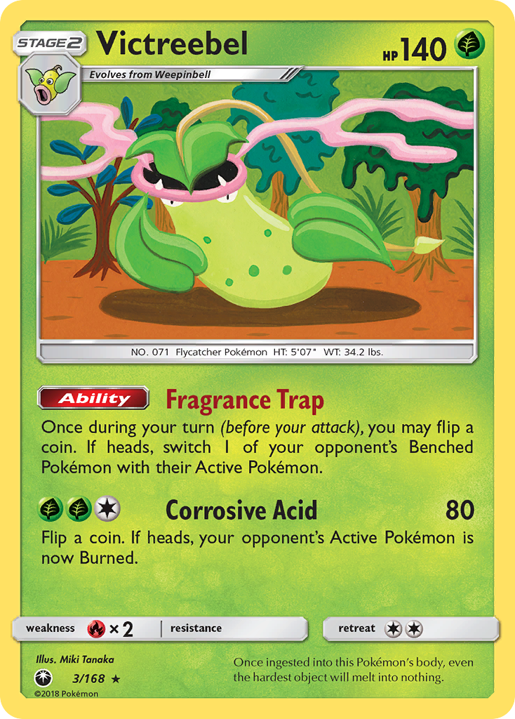 Victreebel 3/168 Rare Holo | Celestial Storm | Pokemon Card