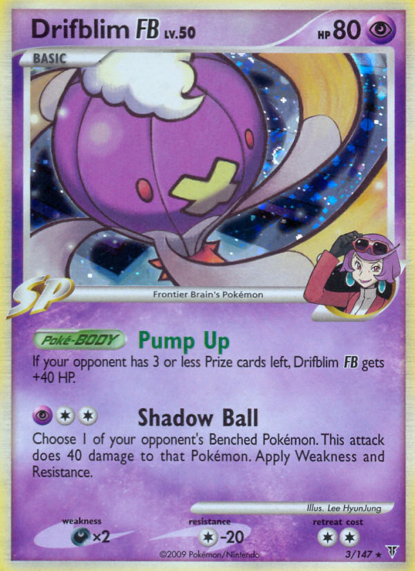 Drifblim FB 3/147 Rare Holo | Supreme Victors | Pokemon Card