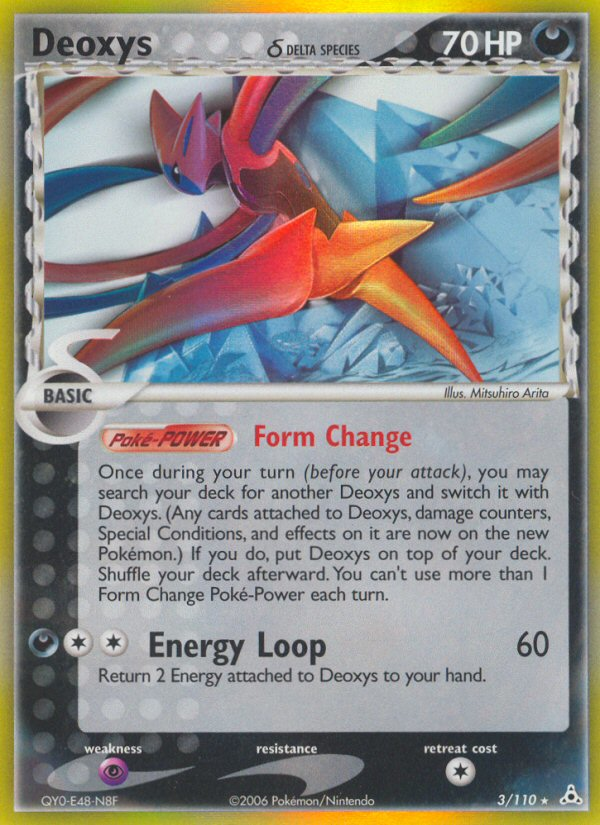Deoxys δ 3/110 Rare Holo | Holon Phantoms | Pokemon Card