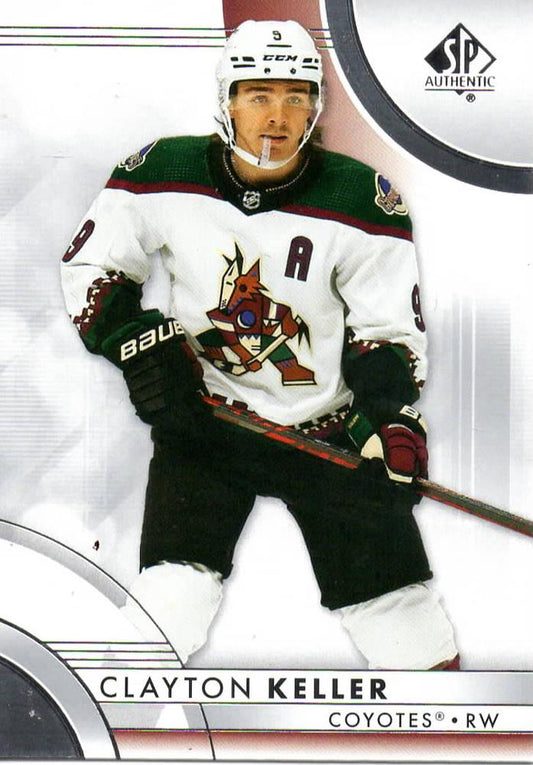 Clayton Keller #40 Arizona Coyotes | 2023-24 SP Authentic | NHL Trading Card