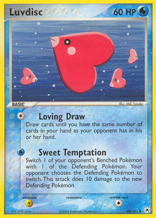 Luvdisc 40/101 Uncommon | Hidden Legends | Pokemon Card