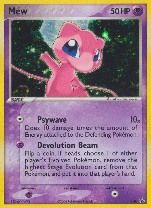 Mew #40 Promo | Nintendo Black Star Promos | Pokemon Card