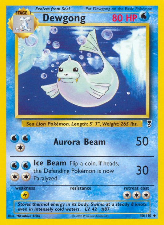 Dewgong 40/110 Uncommon | Legendary Collection | Pokemon Card