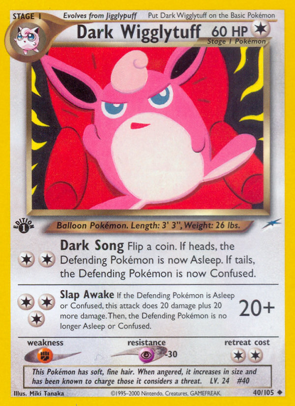 Dark Wigglytuff 40/105 Uncommon | Neo Destiny | Pokemon Card