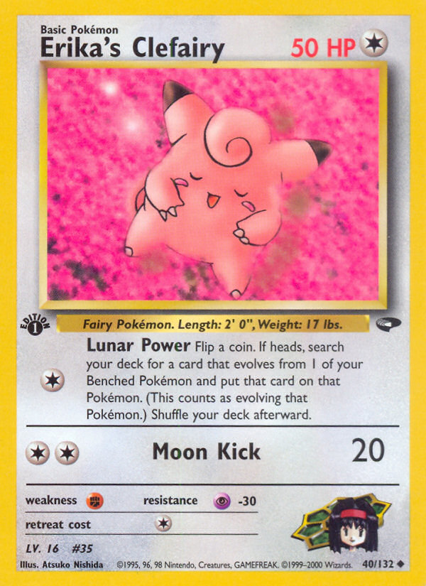 Erika's Clefairy 40/132 Uncommon | Gym Challenge | Pokemon Card