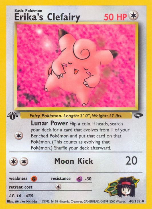 Erika's Clefairy 40/132 Uncommon | Gym Challenge | Pokemon Card