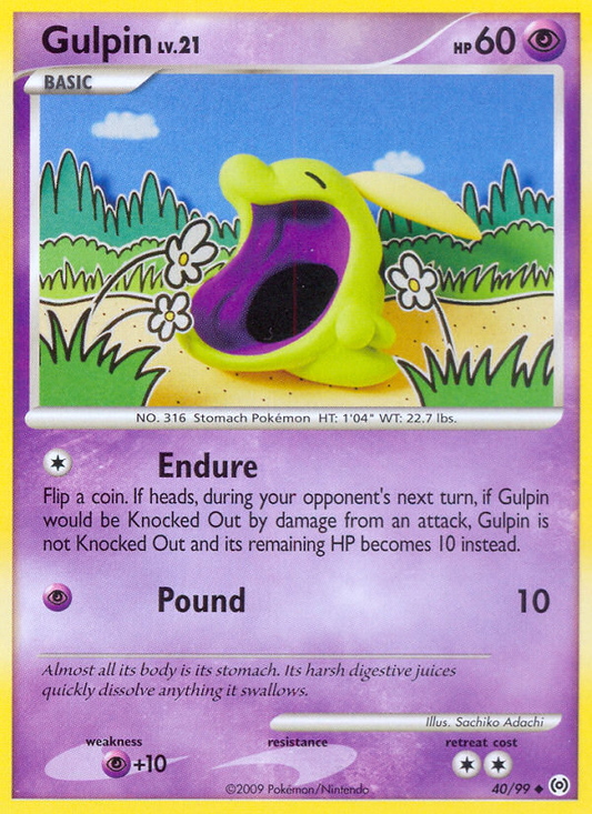 Gulpin 40/99 Uncommon | Arceus | Pokemon Card