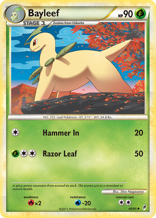 Bayleef 40/95 Uncommon | Call of Legends | Pokemon Card