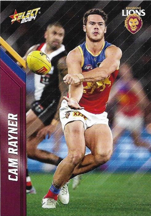 Cam Rayner #20 Brisbane Lions | 2024 Select AFL Footy Stars | Trading Card