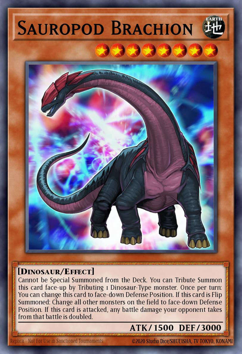 yugioh cards face down Sauropod Brachion - ANPR-EN095 Rare