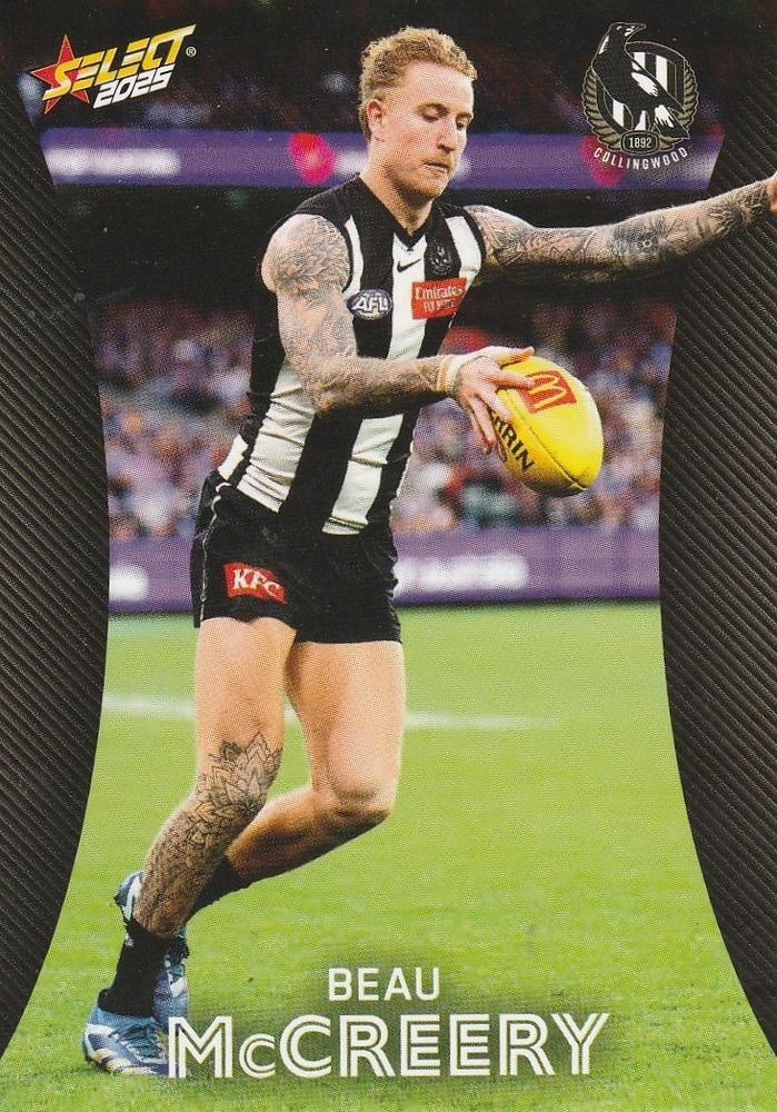 Beau McCreery #41 Collingwood Magpies | 2025 Select AFL Footy Stars | Trading Card
