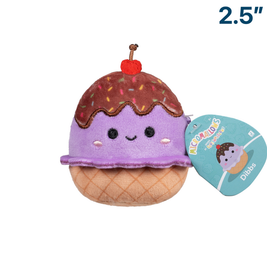 Dibbs the Ice Cream ~ 2.5" Micromallows Series 2 Squishmallow Plush