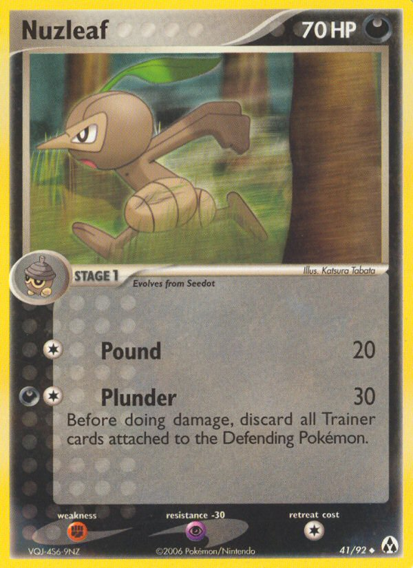 Nuzleaf 41/92 Uncommon | Legend Maker | Pokemon Card