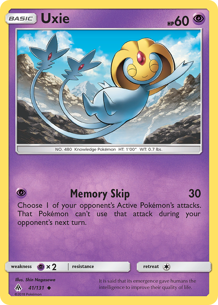 Uxie 41/131 Uncommon | Forbidden Light | Pokemon Card