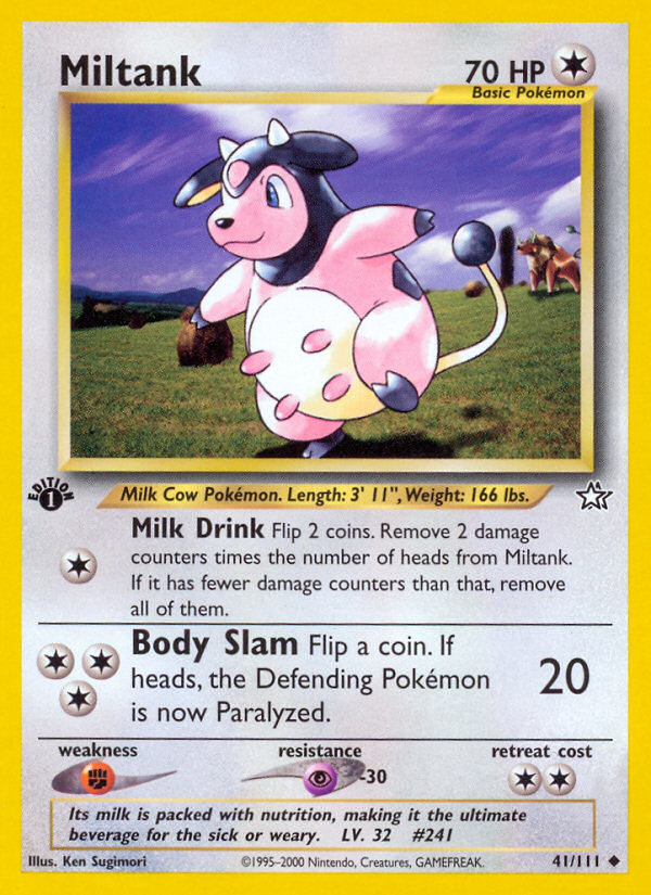 Miltank 41/111 Uncommon | Neo Genesis | Pokemon Card