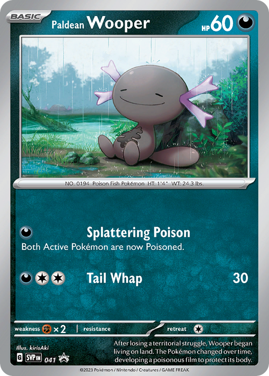 Paldean Wooper #41 Promo | Scarlet & Violet Black Star Promos | Pokemon Card