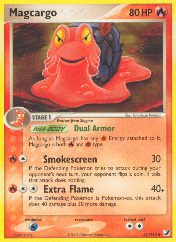 Magcargo 41/115 Uncommon | Unseen Forces | Pokemon Card