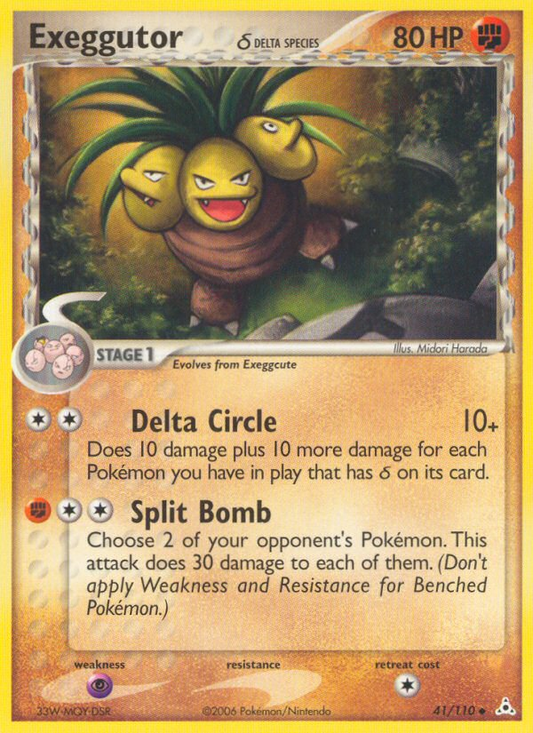 Exeggutor δ 41/110 Uncommon | Holon Phantoms | Pokemon Card