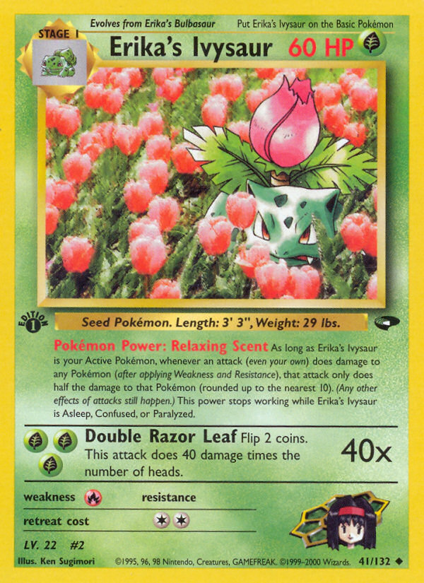 Erika's Ivysaur 41/132 Uncommon | Gym Challenge | Pokemon Card