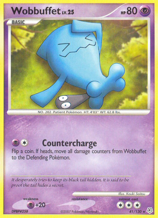 Wobbuffet 41/130 Rare | Diamond & Pearl | Pokemon Card