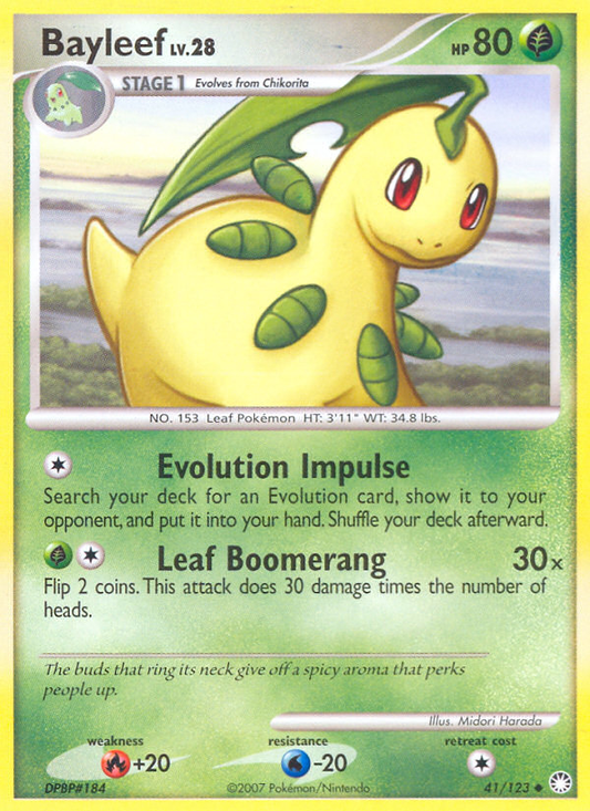 Bayleef 41/123 Uncommon | Mysterious Treasures | Pokemon Card