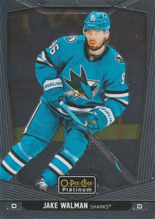 Jake Walman #42 San Jose Sharks | 2024-25 O-Pee-Chee Platinum | NHL Trading Card