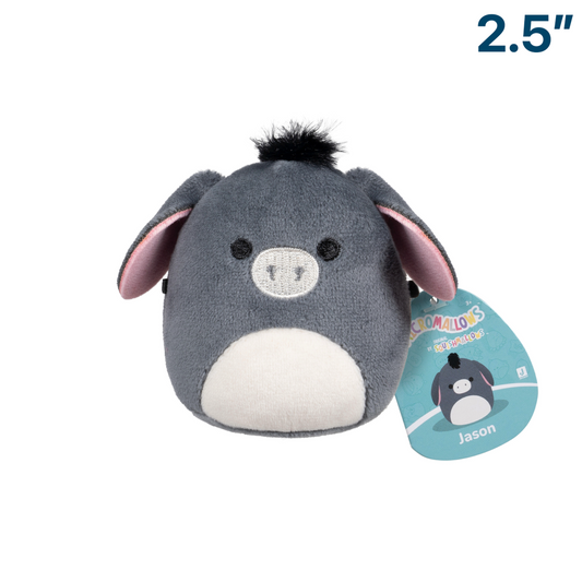 Jason the Donkey ~ 2.5" Micromallows Series 2 Squishmallow Plush