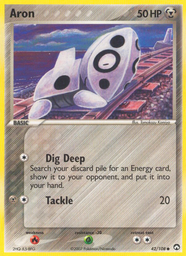 Aron 42/108 Common | Power Keepers | Pokemon Card