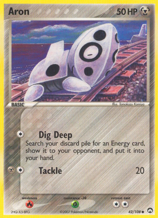 Aron 42/108 Common | Power Keepers | Pokemon Card