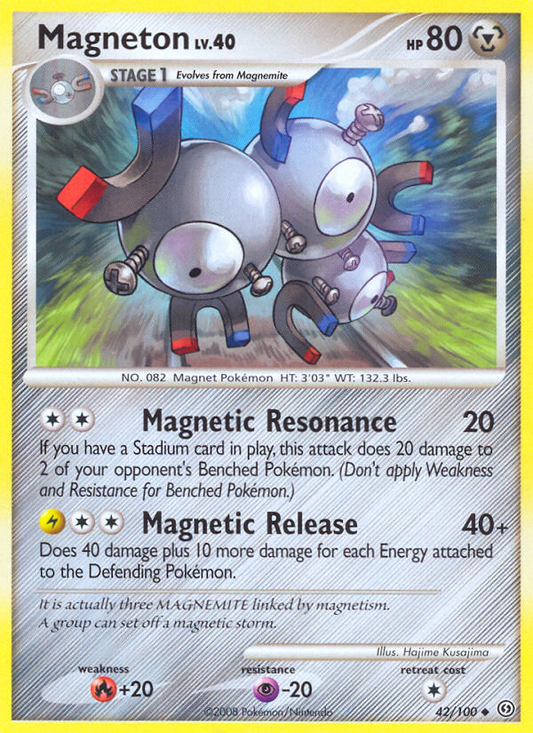 Magneton 42/100 Uncommon | Stormfront | Pokemon Card