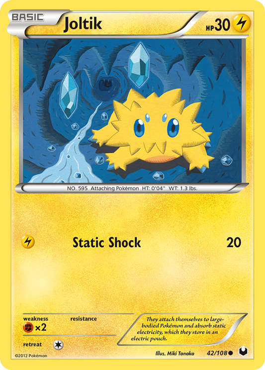 Joltik 42/108 Common | Dark Explorers | Pokemon Card