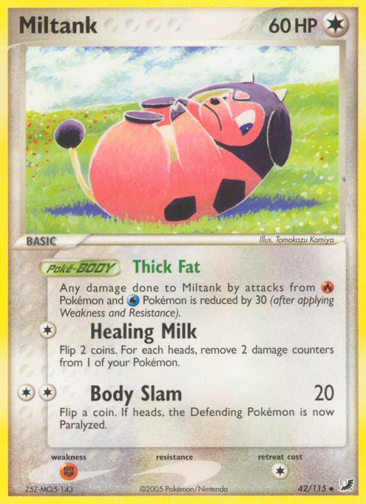 Miltank 42/115 Uncommon | Unseen Forces | Pokemon Card