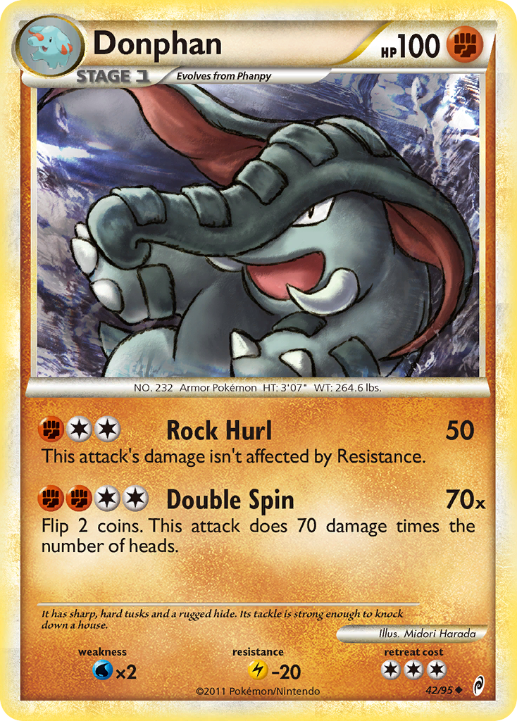 Donphan 42/95 Uncommon | Call of Legends | Pokemon Card