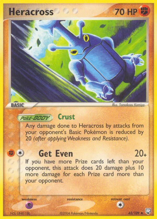 Heracross 43/109 Uncommon | Team Rocket Returns | Pokemon Card